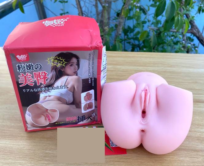 Mông Giả Cầm Tay BJdoll 630g Nguyên Khối Nhỏ Gọn 2 Lỗ Âm Đạo & Hậu Môn Chân Thực